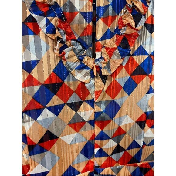 Traffic People Forgiven Dress in Peach and Red, size medium - Picture 14 of 14